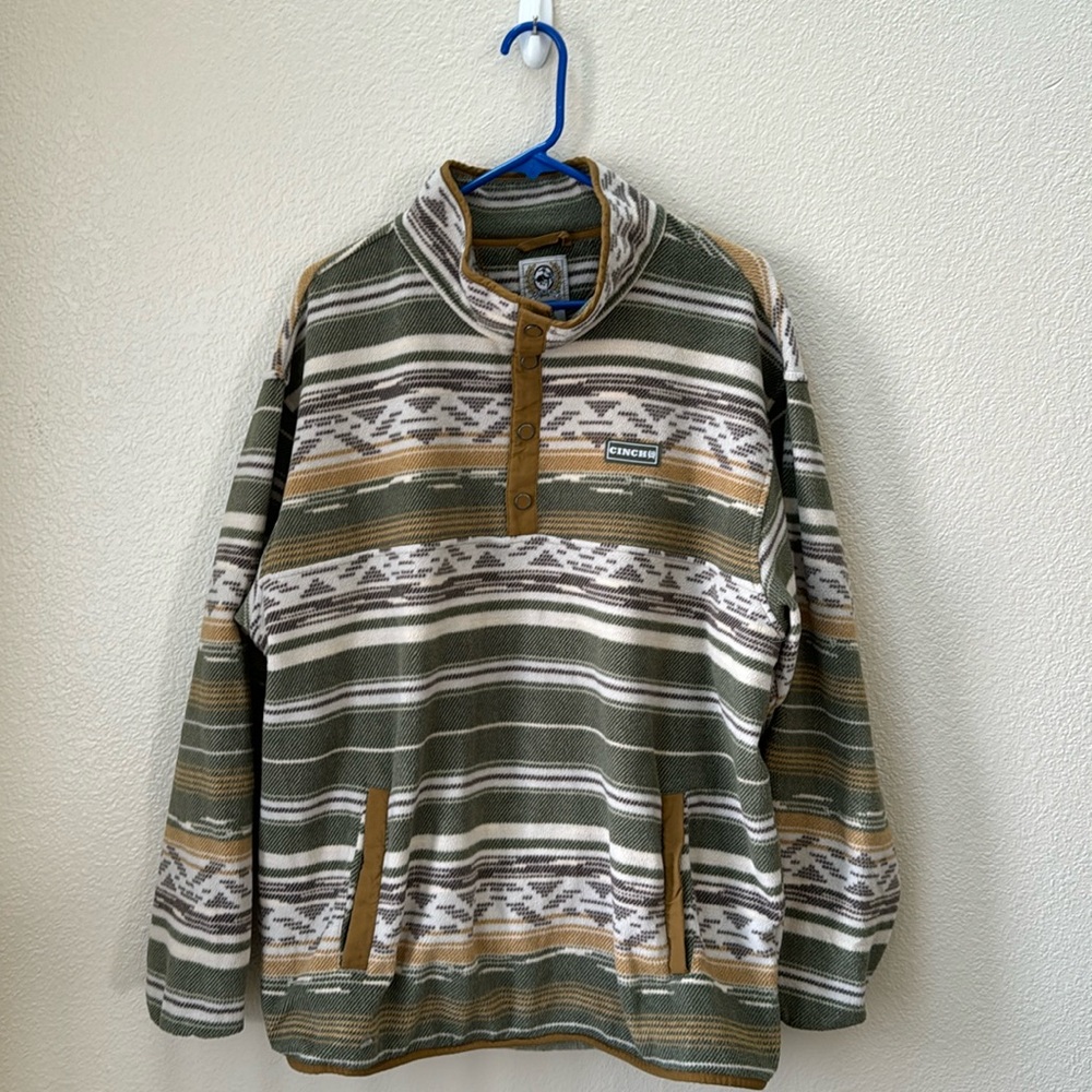Cinch fleece jacket
